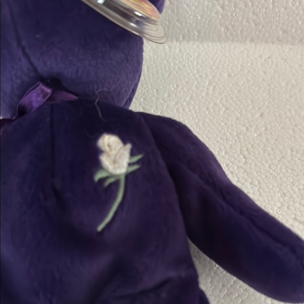 TY Bear with Rose Embroidery - Picture 3 of 7